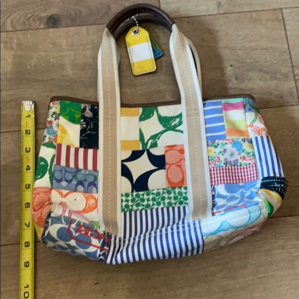 Authentic Coach Patch Multicolor Purse - image 5